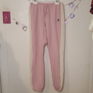 Pink sweatpants